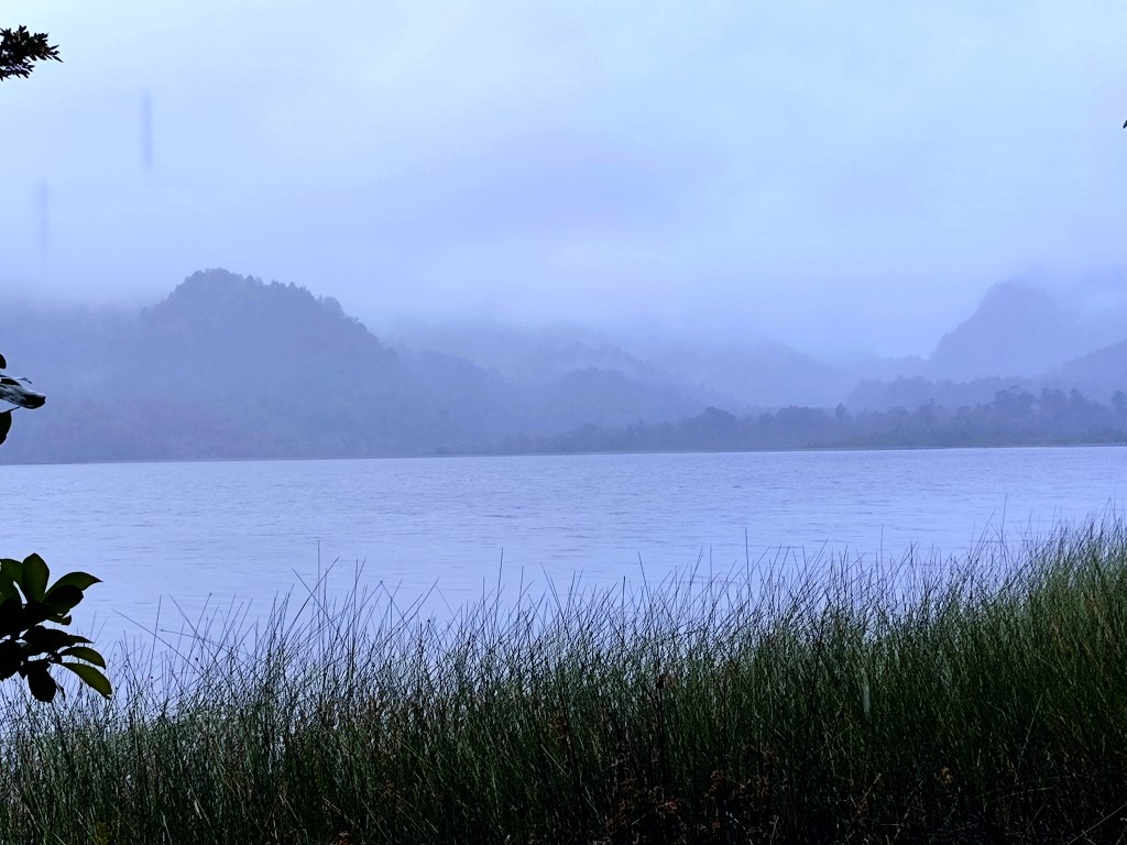 View from my sleeping spot at Lago Blanco, Patagonia, Chile